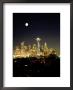 Full Moon, Seattle Skyline, Wa by George White Jr. Limited Edition Print