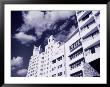 Art Deco Hotels Seen Against Sky, Miami Beach, Fl by Walter Bibikow Limited Edition Print
