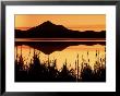 Sunset And Lake, Mt. Shasta, Ca by Kyle Krause Limited Edition Print
