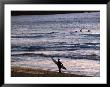 Surfers At Sunrise On Bondi Beach, Sydney, Australia by Glenn Beanland Limited Edition Pricing Art Print