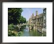 Mathematical Bridge And Punts, Queens College, Cambridge, England by Nigel Francis Limited Edition Print