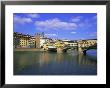 Ponte Vecchio And The Arno River, Florence, Tuscany, Italy, Europe by Hans Peter Merten Limited Edition Pricing Art Print