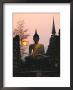 Seated Buddha Statue, Wat Mahathat, Sukhothai, Thailand by Rob Mcleod Limited Edition Print