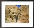 Statue Of Ramses Ii And Obelisk, Luxor Temple, Luxor, Egypt, North Africa by Gavin Hellier Limited Edition Print