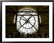 Diners Behind Famous Clocks In The Musee D'orsay, Paris, France by Jim Zuckerman Limited Edition Print