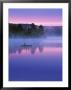 Canoeist On Lake At Sunrise, Algonquin Provincial Park, Ontario, Canada by Nancy Rotenberg Limited Edition Print