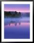 Canoeist On Lake At Sunrise, Algonquin Provincial Park, Ontario, Canada by Nancy Rotenberg Limited Edition Print