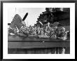 Us Navy Pilots Give Grinning Group Portrait Across Tail Of F-6F Hellcat On Board Uss Lexington by Edward J. Steichen Limited Edition Print