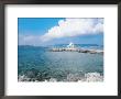 Kefalonia, The Lighthouse Of Aghioi Theodoroi At Argostoli by Ian West Limited Edition Print