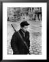Boy Freedom Fighter Carrying Rifle During Hungarian Revolution Against Soviet Backed Government by Michael Rougier Limited Edition Print