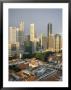 City Skyline And Chinatown Rooftops, Singapore by Steve Vidler Limited Edition Print