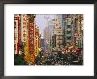 Neon Signs In Nanjing Lu, Shanghais Prime Shopping Street by Eightfish Limited Edition Print
