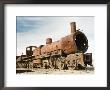 Rusting Locomotive At Train Graveyard, Uyuni, Bolivia, South America by Mark Chivers Limited Edition Print