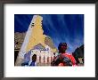 Woman Holding A Kid Goat At A Luxor Village, Luxor, Egypt by Izzet Keribar Limited Edition Print