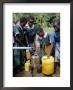 School Children At Water Pump, Kenya, East Africa, Africa by Liba Taylor Limited Edition Print
