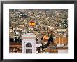 Flag Flying On City Tower, Barcelona, Catalonia, Spain by Christopher Groenhout Limited Edition Print