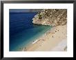 Kaputas Beach, Between Kalkan And Kas, Anatolia, Turkey, Eurasia by Michael Short Limited Edition Pricing Art Print