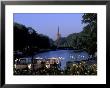 Holy Trinity Church And Barges On River Avon, Stratford-On-Avon, England by Nik Wheeler Limited Edition Print