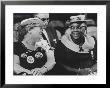 Woman At Gop National Convention Displaying Campaign Buttons by Michael Rougier Limited Edition Print