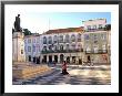 Young Woman Crossing Praca Da Republica, Tomar, Portugal by John & Lisa Merrill Limited Edition Print