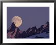 Full Moon Rises Behind Chugach Mountains, Alaska, Usa by Paul Souders Limited Edition Pricing Art Print