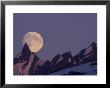 Full Moon Rises Behind Chugach Mountains, Alaska, Usa by Paul Souders Limited Edition Print