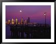 Seattle Skyline With Fishing Pier, Wa by Jim Corwin Limited Edition Print
