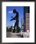 Statue Of A Hammering Man, Frankfurt-Am-Main, Hesse, Germany by Hans Peter Merten Limited Edition Print