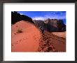 Tourists Trudging Up Sand Dune Cascading From North Face Of Jebel Umm Ulaydiyya, Aqaba, Jordan by Mark Daffey Limited Edition Pricing Art Print