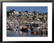 Fishing Boats In Harbour, Newlyn, Cornwall, England, United Kingdom by Tony Waltham Limited Edition Print