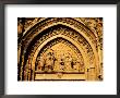Renaissance Tympanum At Gothic Los Palos Portal Of Cathedral, Sevilla, Andalucia, Spain by Witold Skrypczak Limited Edition Print