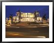 Night Shot Of The Monument To Vittorio Emanuele Ii At The Piazza Venezia In Rome, Italy by Richard Nowitz Limited Edition Print