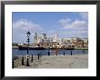 Liver Buildings And Docks, Liverpool, Merseyside, Uk by Charles Bowman Limited Edition Print