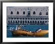 Shoe-Shaped Boat At Start Of Vogalonga Rowing Marathon, Venice, Veneto, Italy by Roberto Gerometta Limited Edition Print