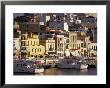 View Of Agio Nikolaos And Harbour, Agio Nikolaos, Island Of Crete, Greece, Mediterranean by Marco Simoni Limited Edition Print