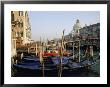 Gondolas Line A Canal In Venice by Nicole Duplaix Limited Edition Print