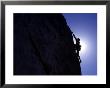 Climber On Castle Rock Ranch, City Of Rocks National Reserve, Idaho, Usa by Howie Garber Limited Edition Print
