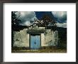 Rustic Rural Church In Central Venezuela Welcomes With A Blue Door by David Evans Limited Edition Print