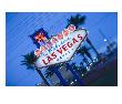 Nevada, Las Vegas, Welcome To Fabulous Las Vegas Sign, Defocussed, Usa by Walter Bibikow Limited Edition Pricing Art Print