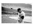 Yankee Mickey Mantle Flinging His Batting Helmet Away In Disgust During Bad Day At Bat by John Dominis Limited Edition Print