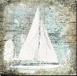 Sailboat Map Iii by Karen J. Williams Limited Edition Print