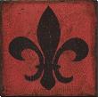 Rouge Fleur De Lis by Suzanna Anna Limited Edition Pricing Art Print