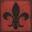 Rouge Fleur De Lis by Suzanna Anna Limited Edition Print