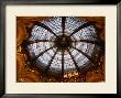 Art-Deco Ceiling Rose In The 19Th Century Galerie Lafayette Department Store, Paris, France by Doug Mckinlay Limited Edition Print