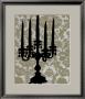 Candelabra Silhouette Ii by Ethan Harper Limited Edition Print