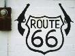 Old Route 66 Sign On An Abandoned Building Approaching Winslow by Stephen St. John Limited Edition Print