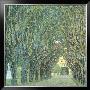 Avenue Before Room, Schlob Park, C.1912 by Gustav Klimt Limited Edition Pricing Art Print