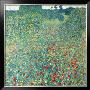 Poppy Meadow, C.1907 by Gustav Klimt Limited Edition Print
