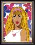 Blonde Haired Girl With Heart Necklace by Santiago Poveda Limited Edition Print