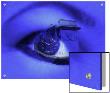 Time Expressions, Eye Of Woman With Clockface Superimposed Over Pupil by I.W. Limited Edition Print